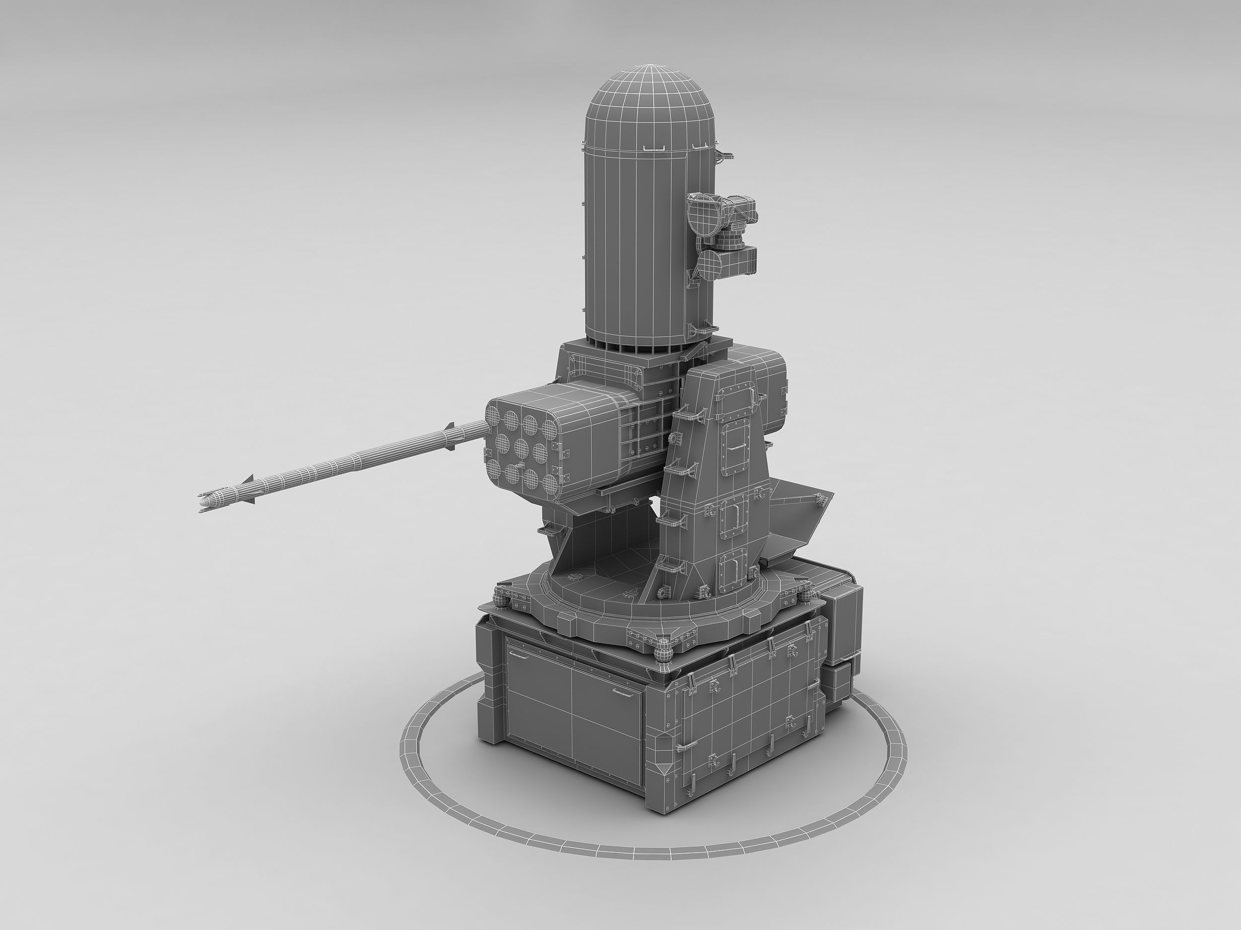 Mk 15 Mod 31 SeaRAM 3D model_8