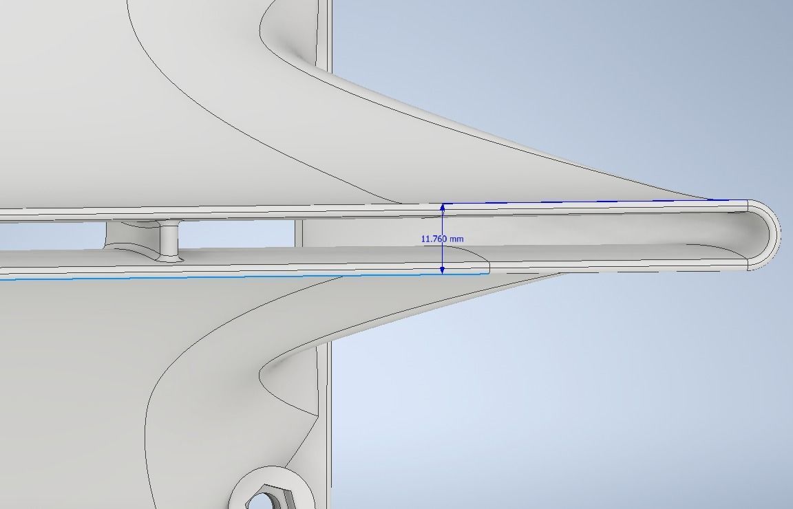 Flat nozzle for 120mm fans 3D print model_15
