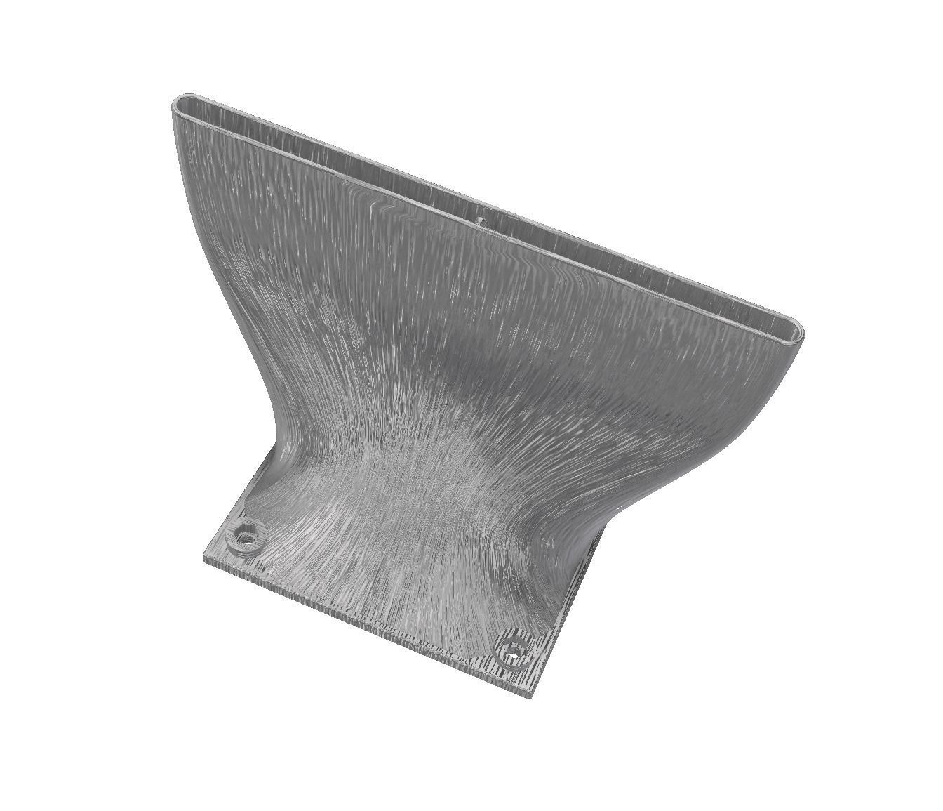 Flat nozzle for 120mm fans 3D print model_5