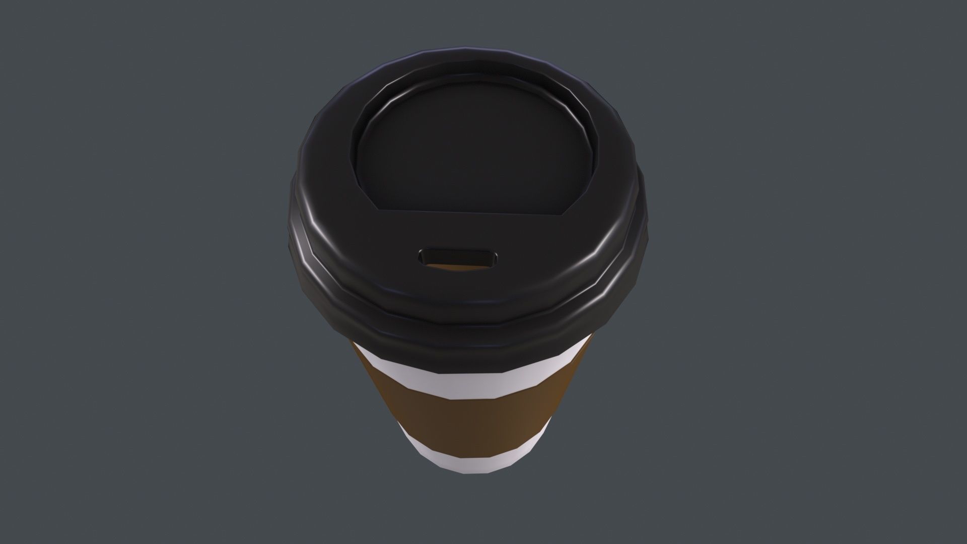 Coffee To Go Cup 3D Model Low-poly 3D model_3