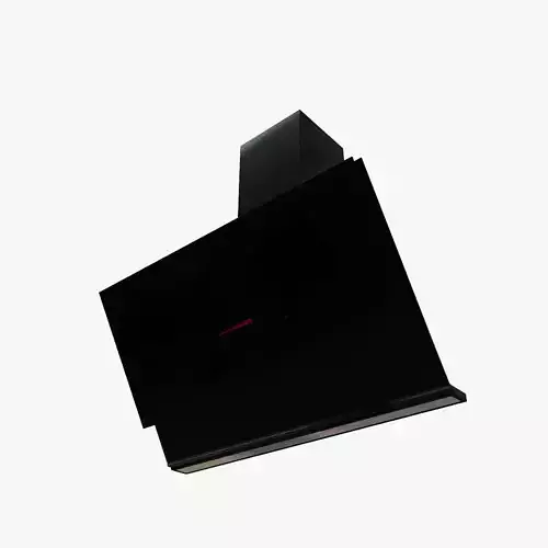 Hood Amica OKC9659S Black 3D Model Low-poly 3D model