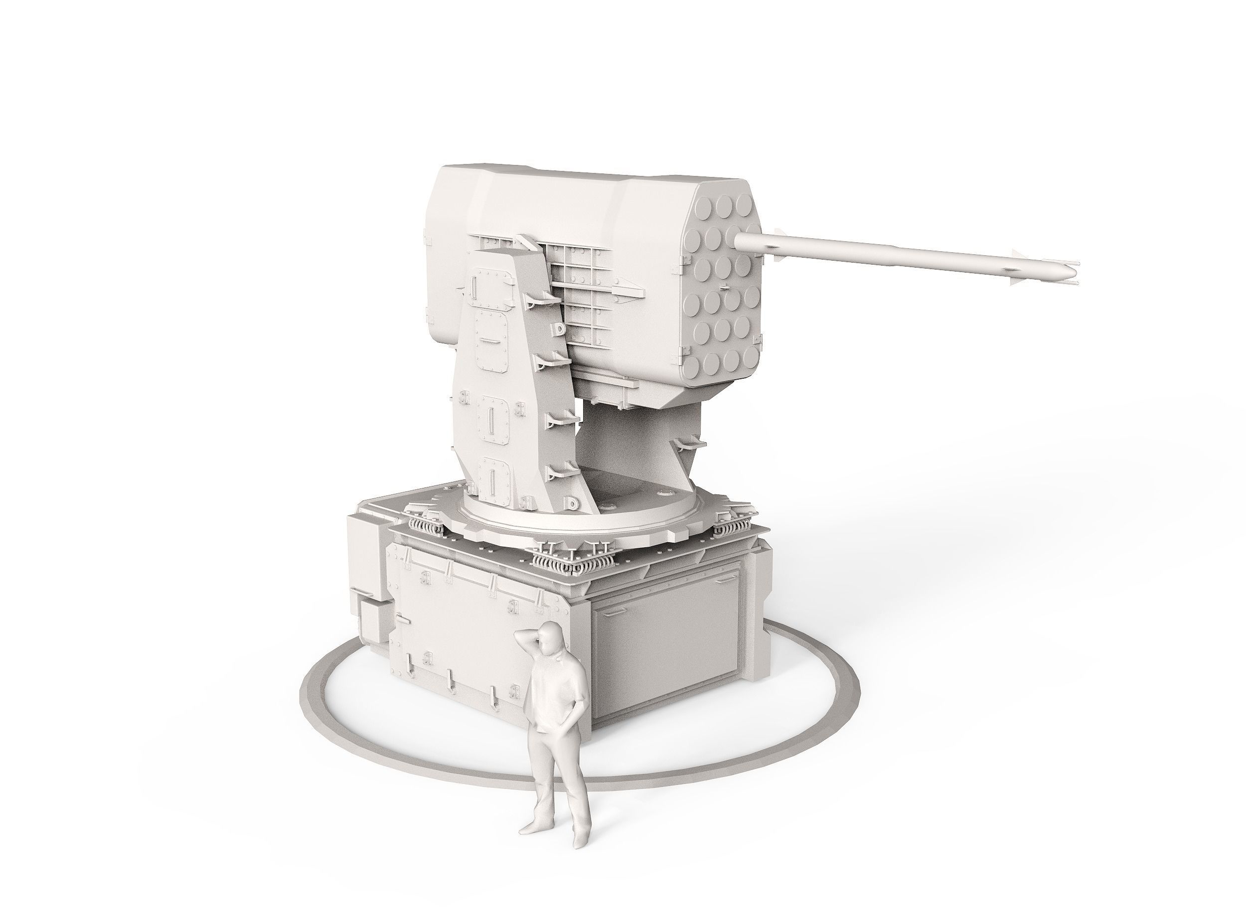 RIM 116 Rolling Airframe Missile 3D model_7