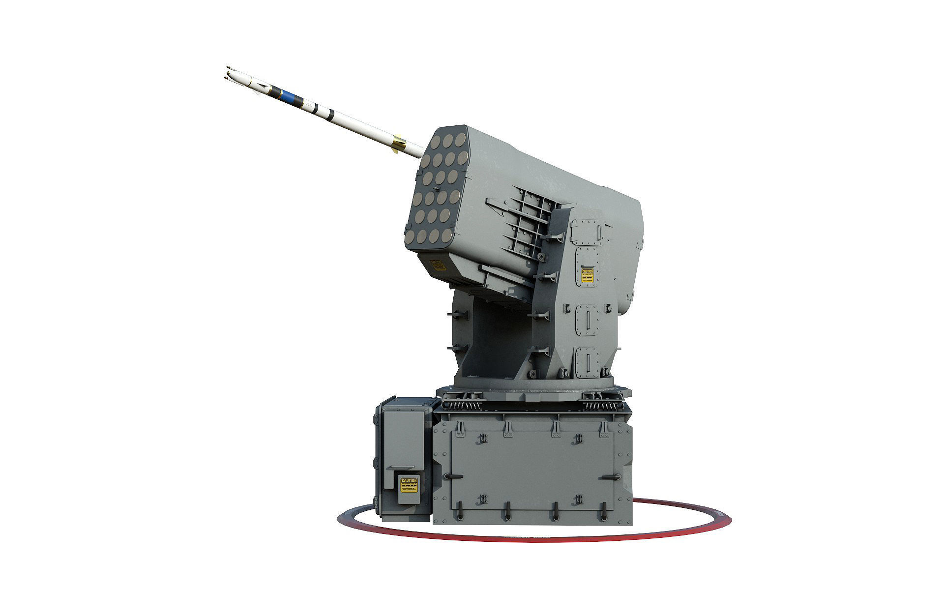 RIM 116 Rolling Airframe Missile 3D model_4