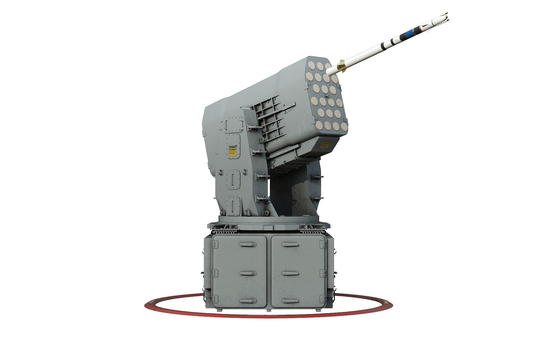 RIM 116 Rolling Airframe Missile 3D model_5