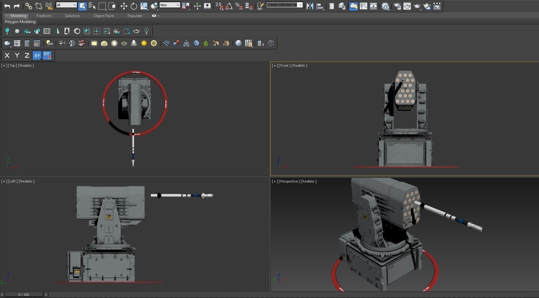 RIM 116 Rolling Airframe Missile 3D model_11