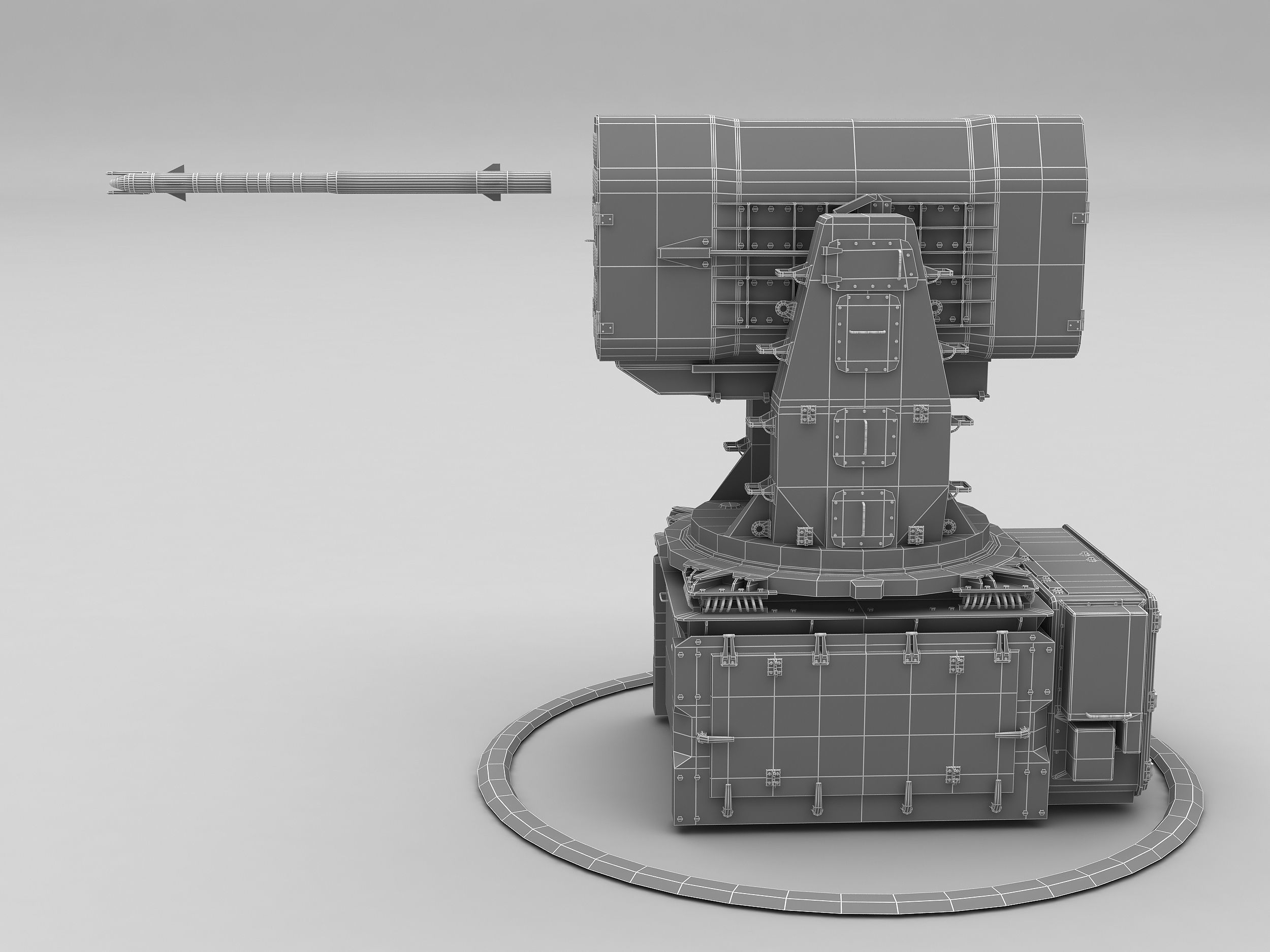 RIM 116 Rolling Airframe Missile 3D model_9