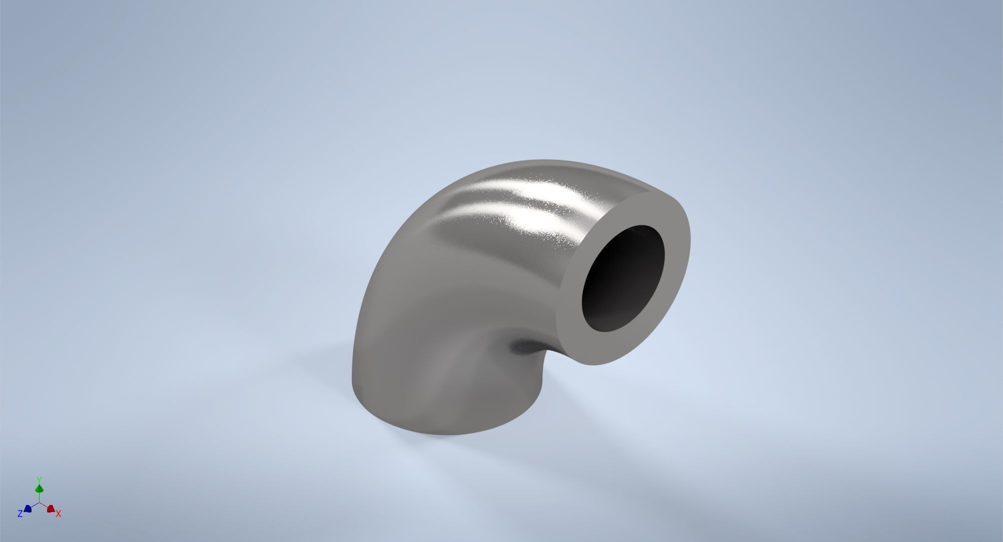 2 1-2 inches NPS BW 90 Degrees LR Elbows ASME-ANSI 3D print model_5