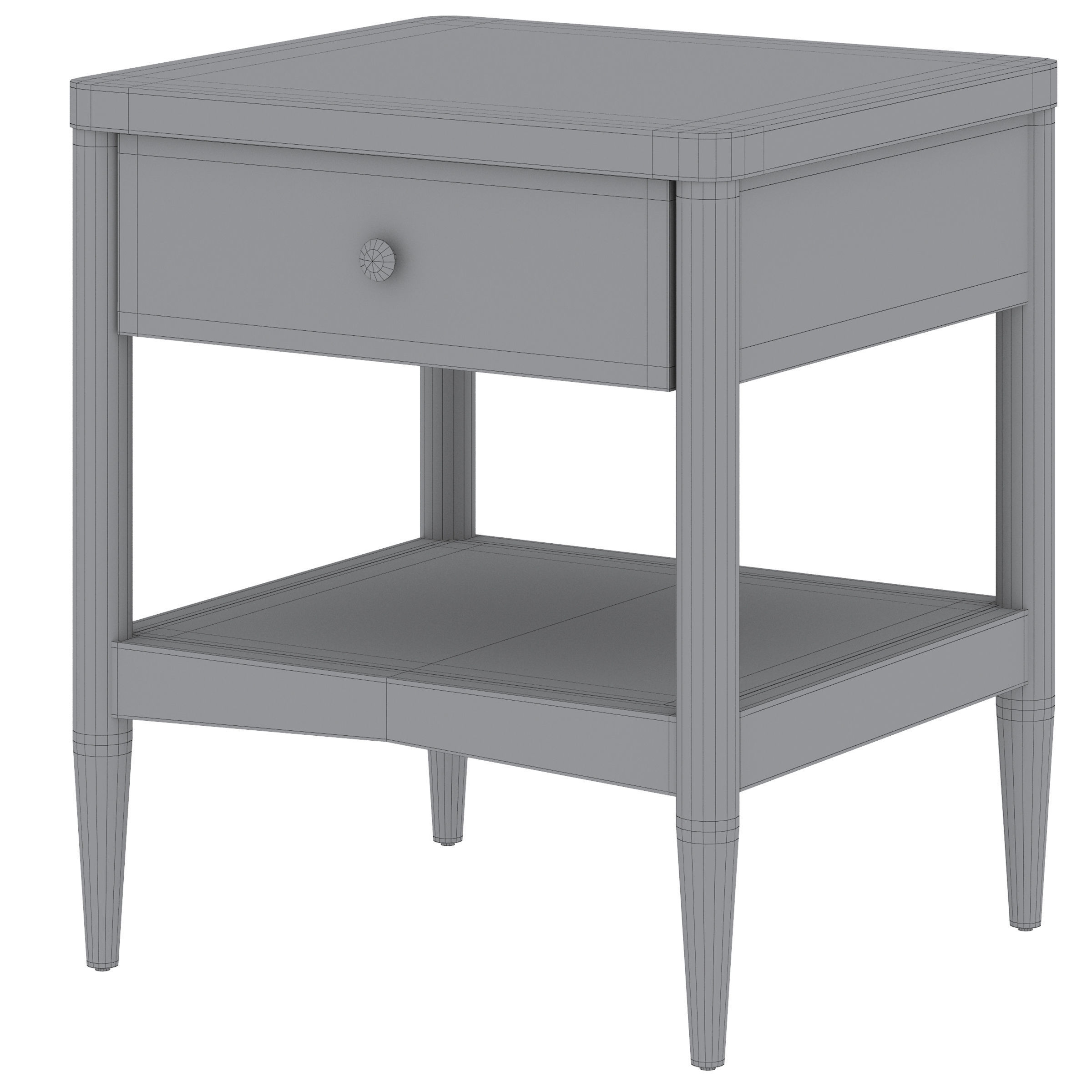 Kids Hampshire Nightstand 3D model_4