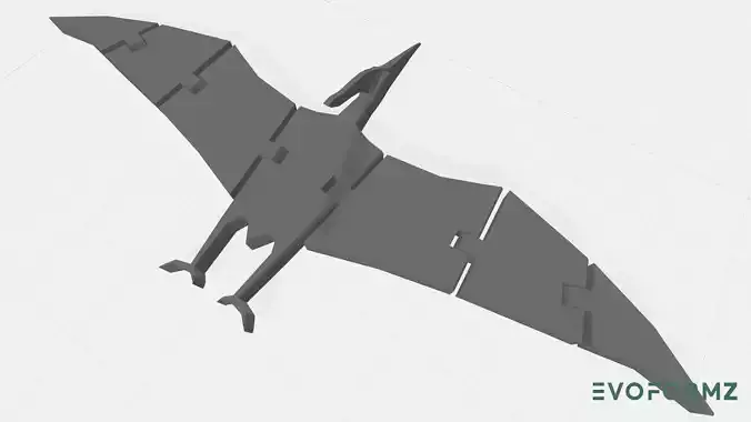 Articulated Pteranodon  Free 3D print model