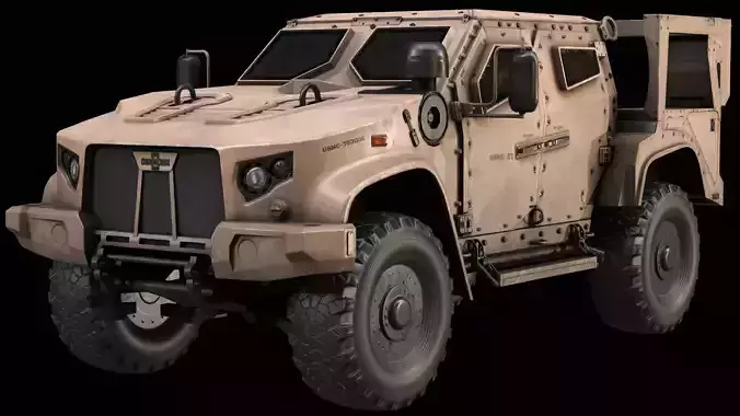 Oshkosh JLTV Low-poly 3D model Low-poly 3D model