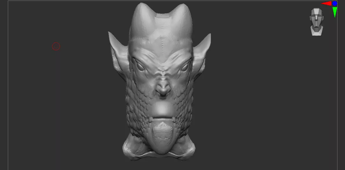 Beast Head 3D model_0