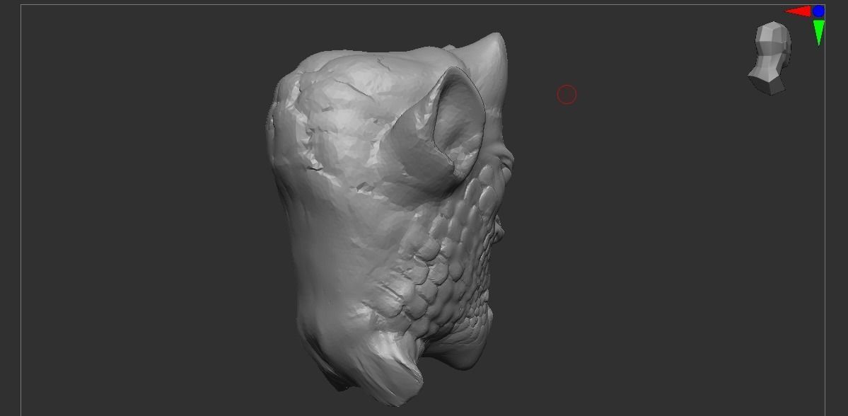 Beast Head 3D model_3