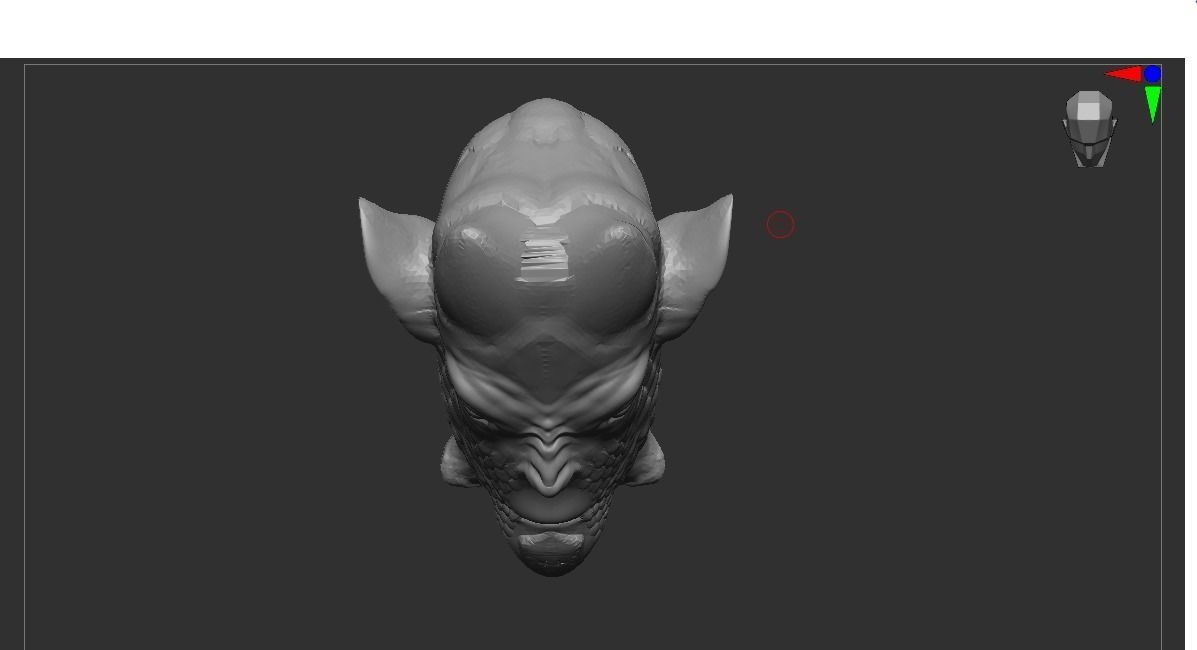 Beast Head 3D model_5