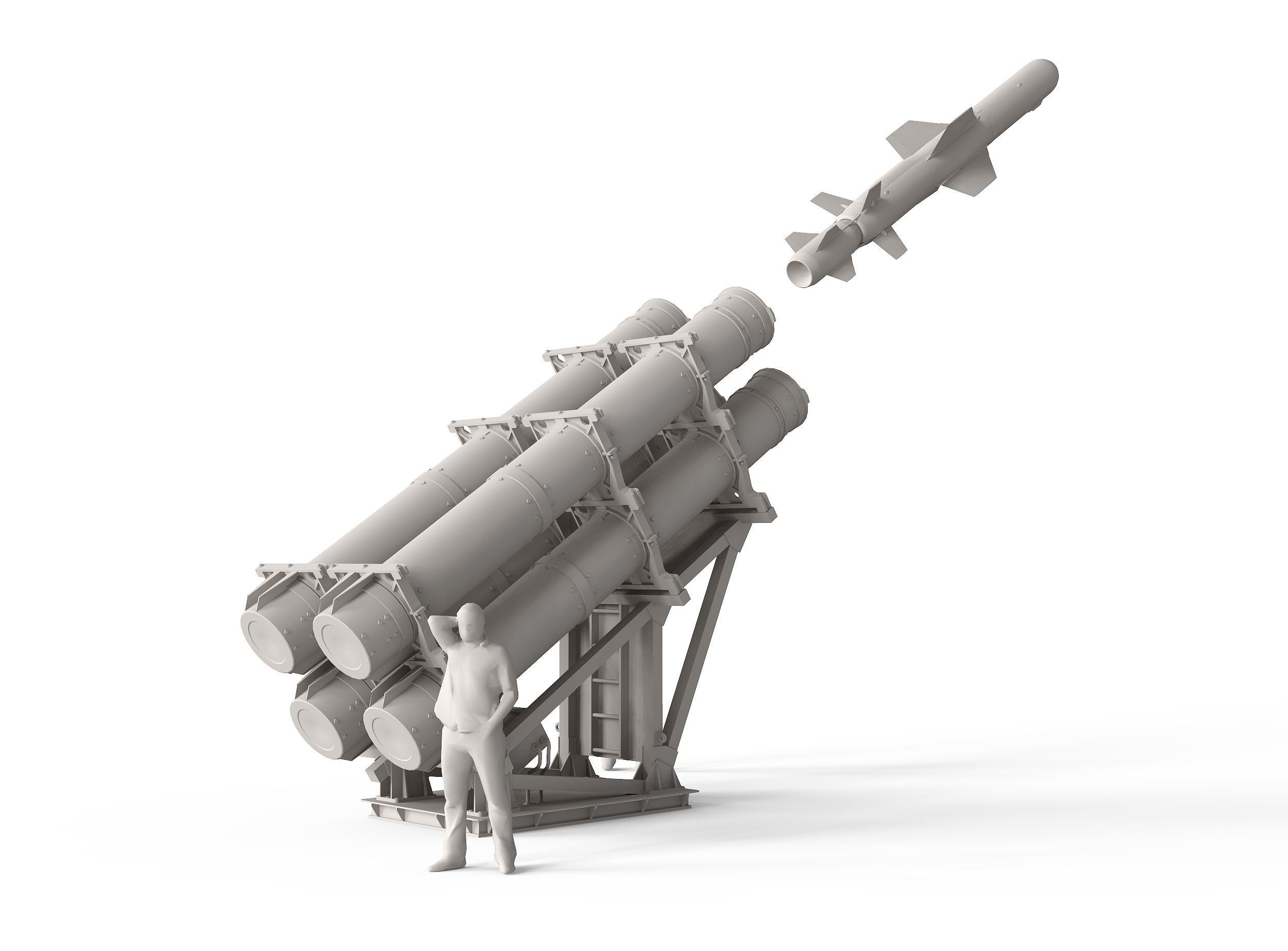 Mark 141  RGM 84 Harpoon 3D model_5