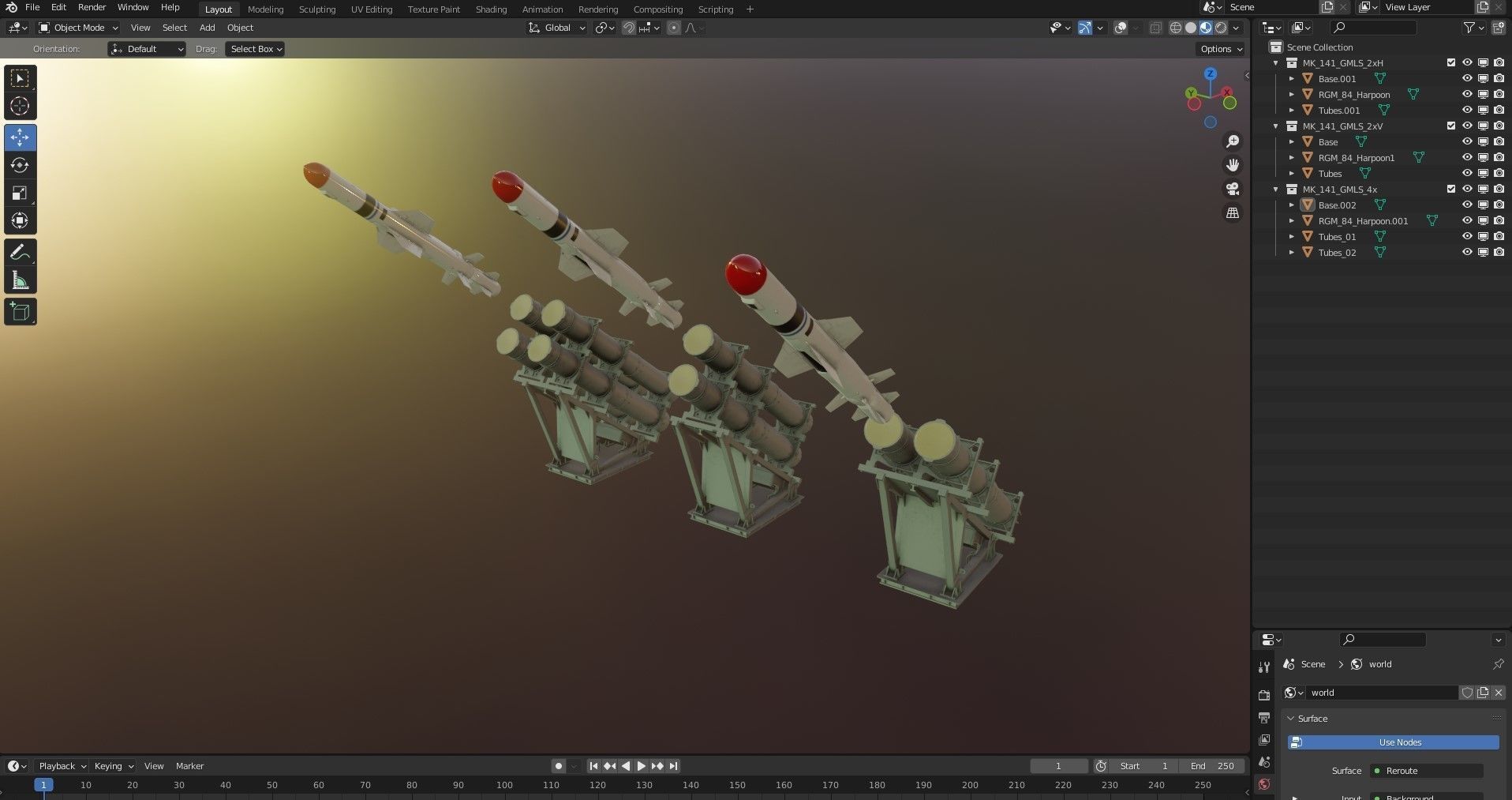 Mark 141  RGM 84 Harpoon 3D model_10