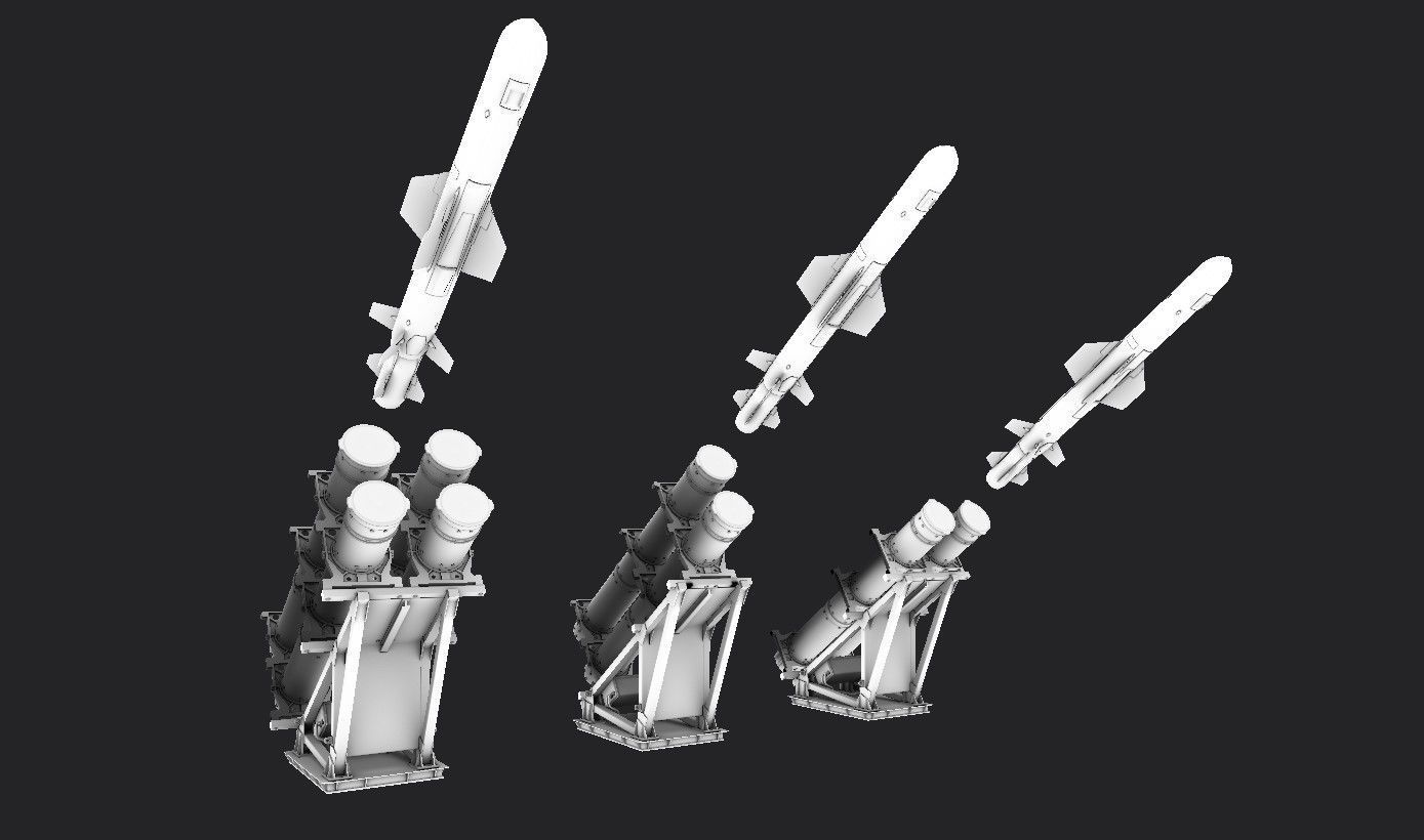 Mark 141  RGM 84 Harpoon 3D model_9