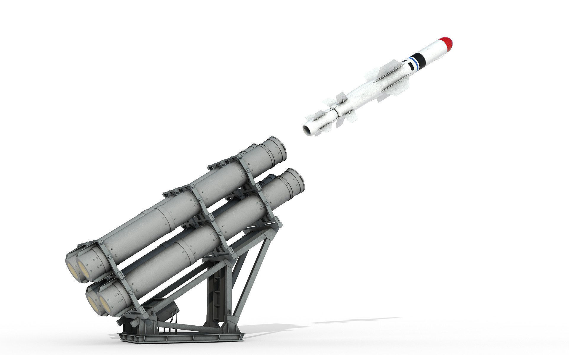 Mark 141  RGM 84 Harpoon 3D model_1