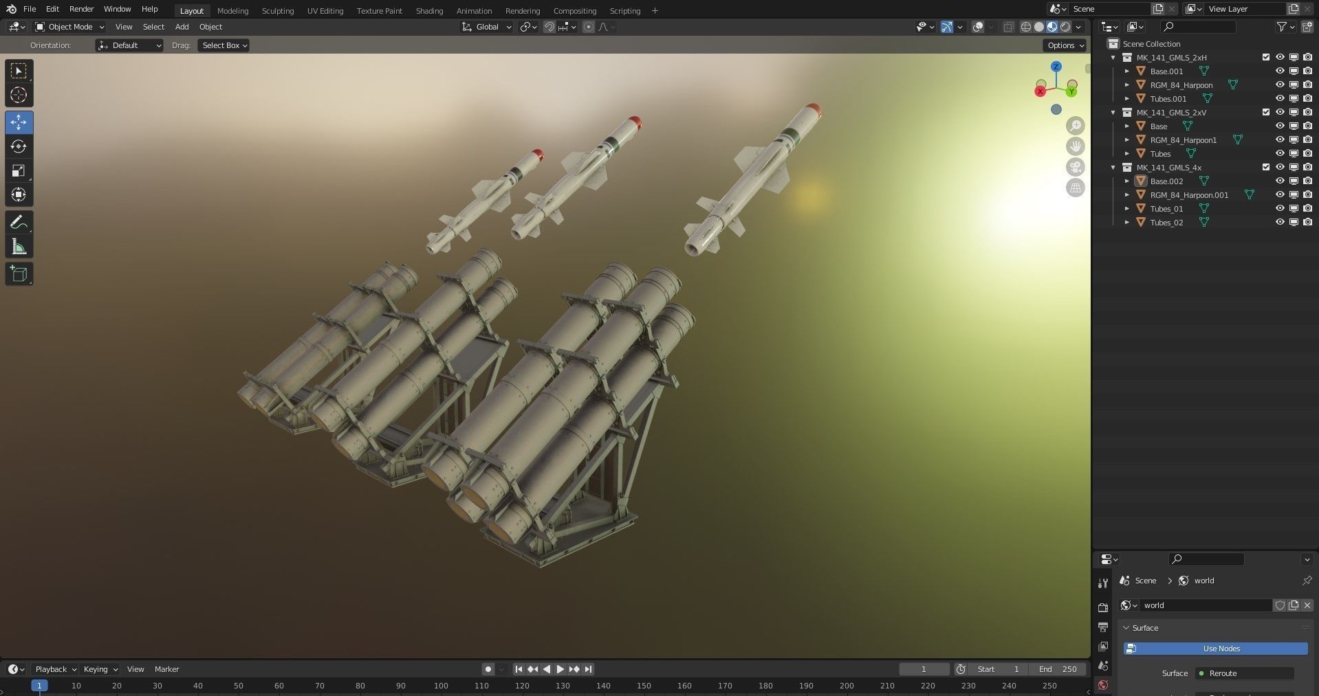 Mark 141  RGM 84 Harpoon 3D model_11