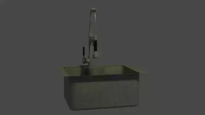 cuba cozinha 3D model