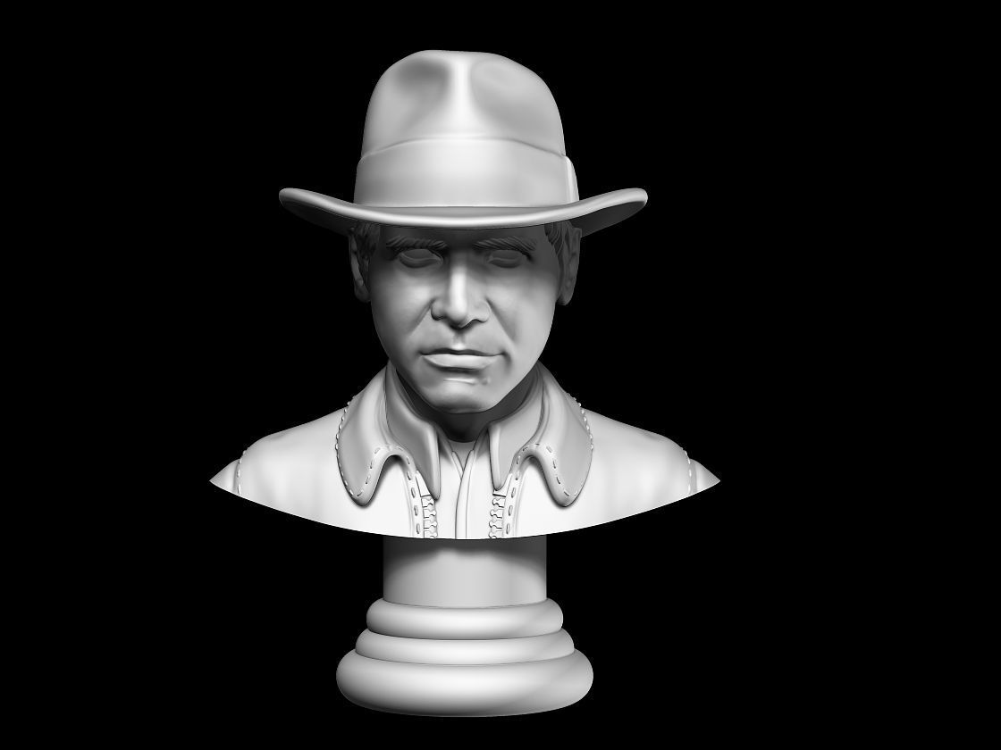 Indiana Jones Bust 3d digital download 3D print model_1