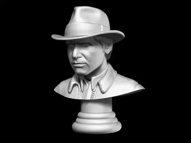 Indiana Jones Bust 3d digital download 3D print model
