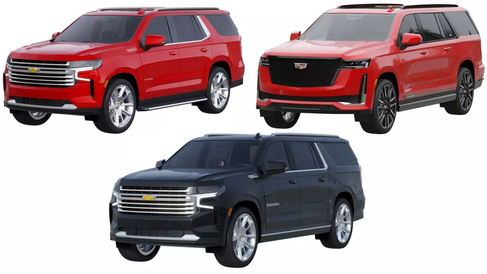 American SUVs 3D Model Collection_0