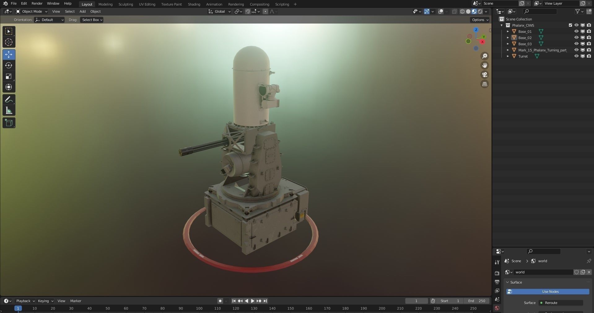 Phalanx CIWS 3D model_10