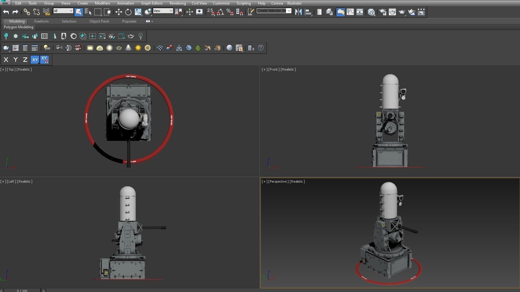 Phalanx CIWS 3D model_13