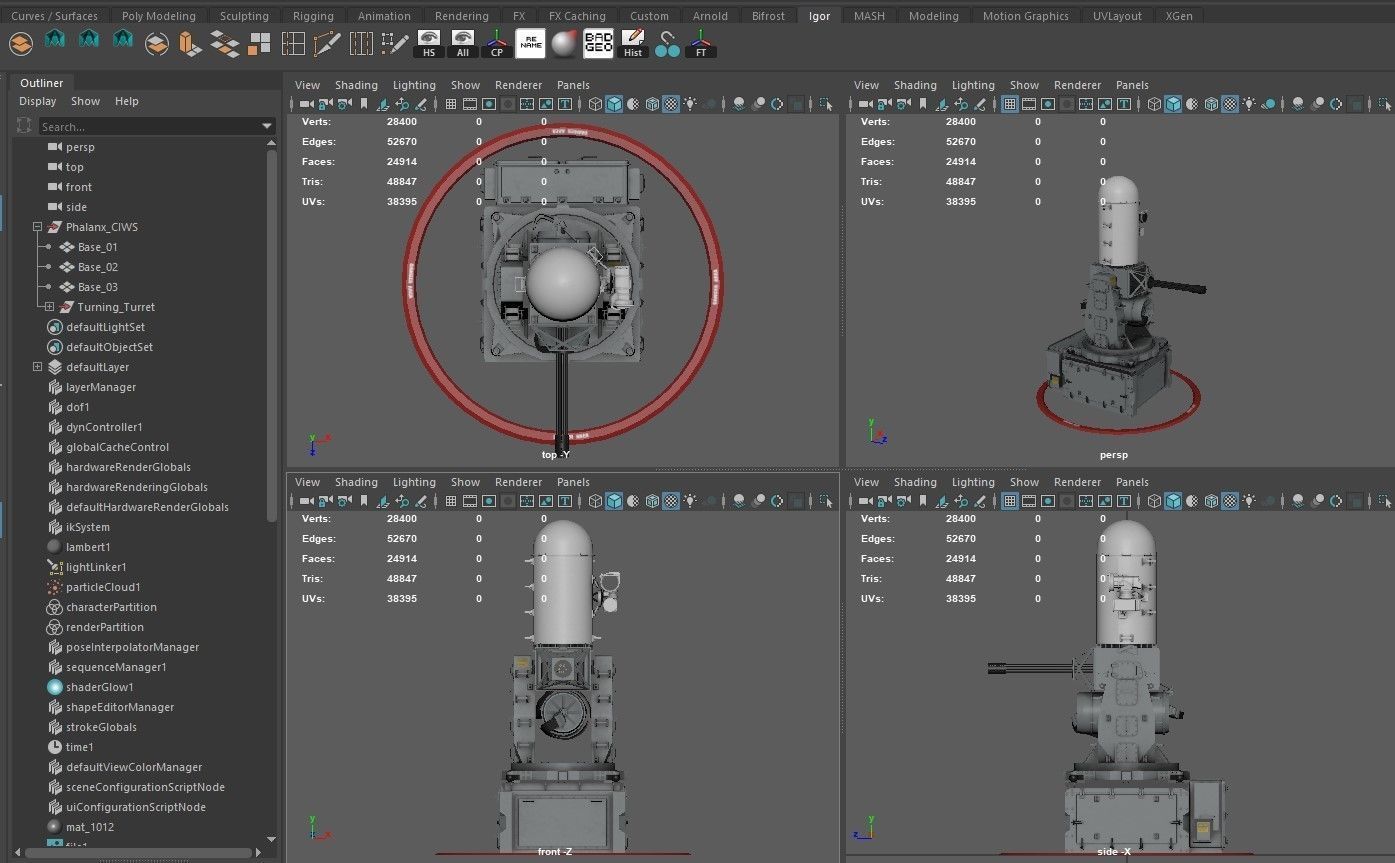 Phalanx CIWS 3D model_11