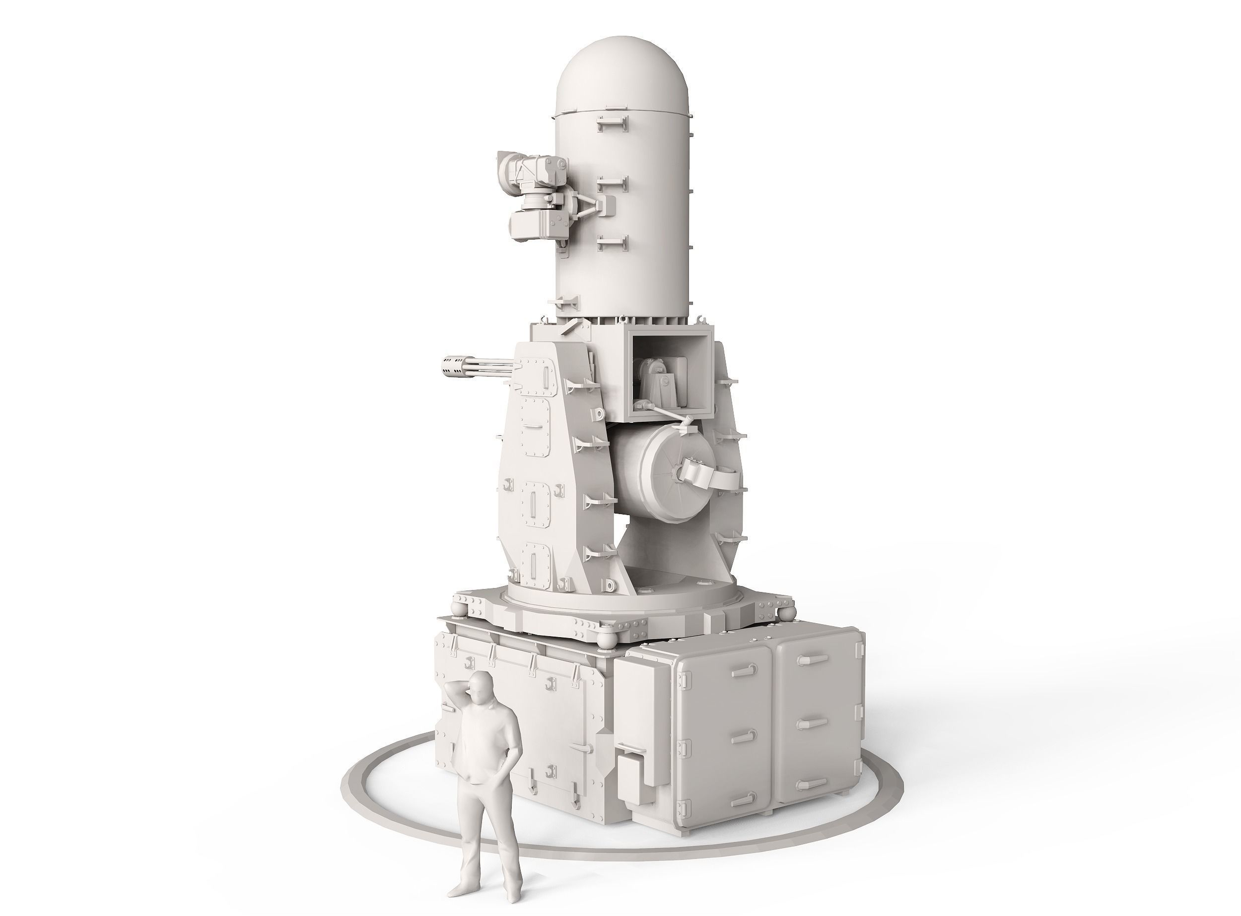 Phalanx CIWS 3D model_7