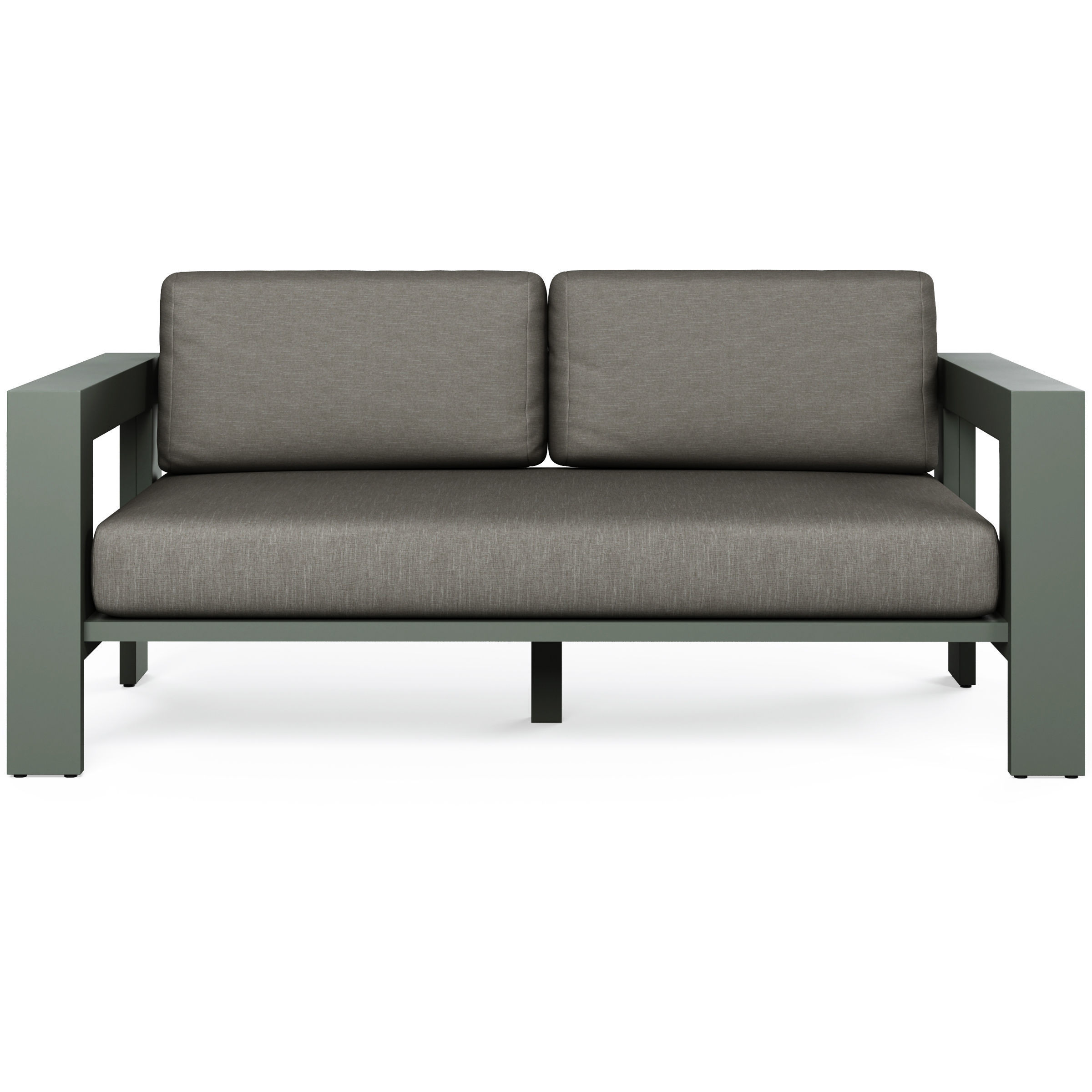 Walker Metal Outdoor Loveseat 3D model_3