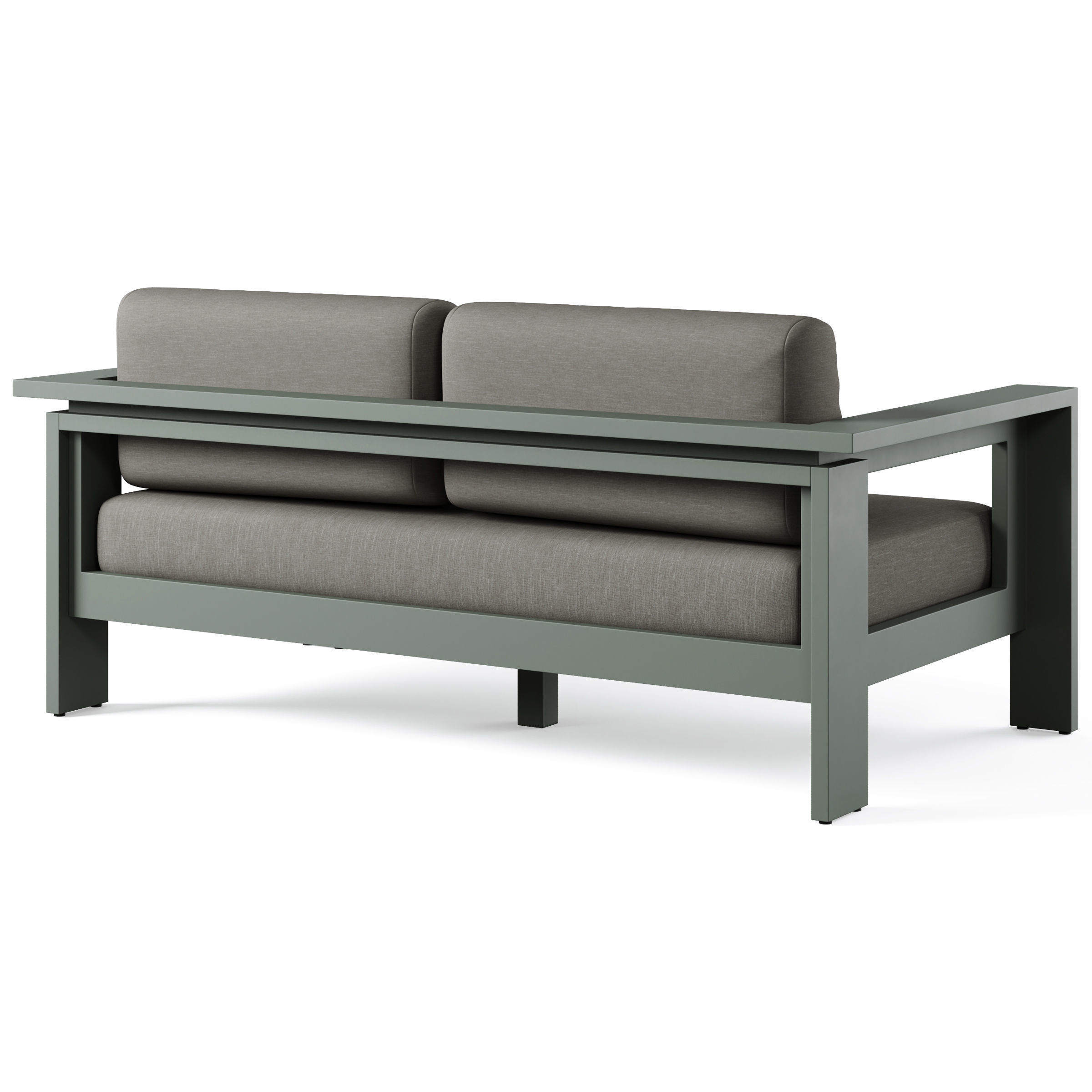 Walker Metal Outdoor Loveseat 3D model_1