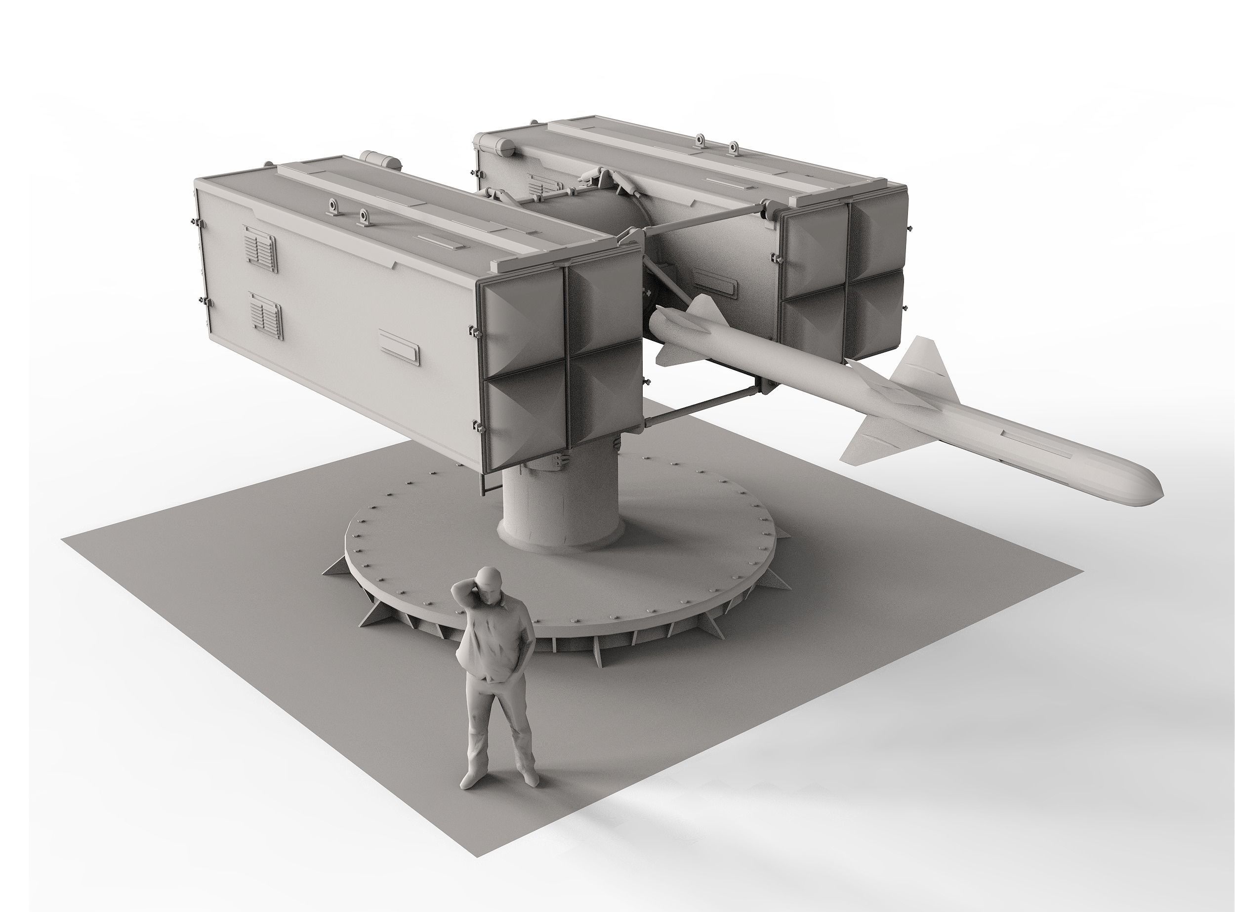 RIM-7 Sea Sparrow 3D model_6