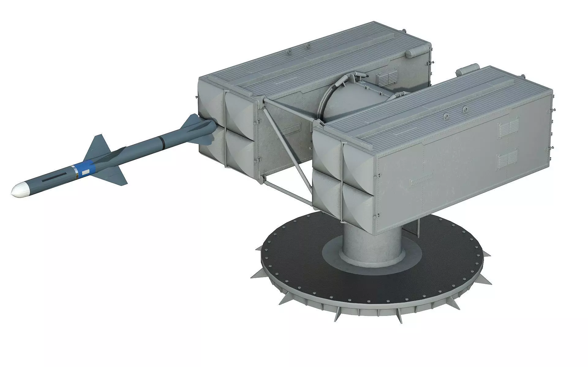 RIM-7 Sea Sparrow 3D model_0