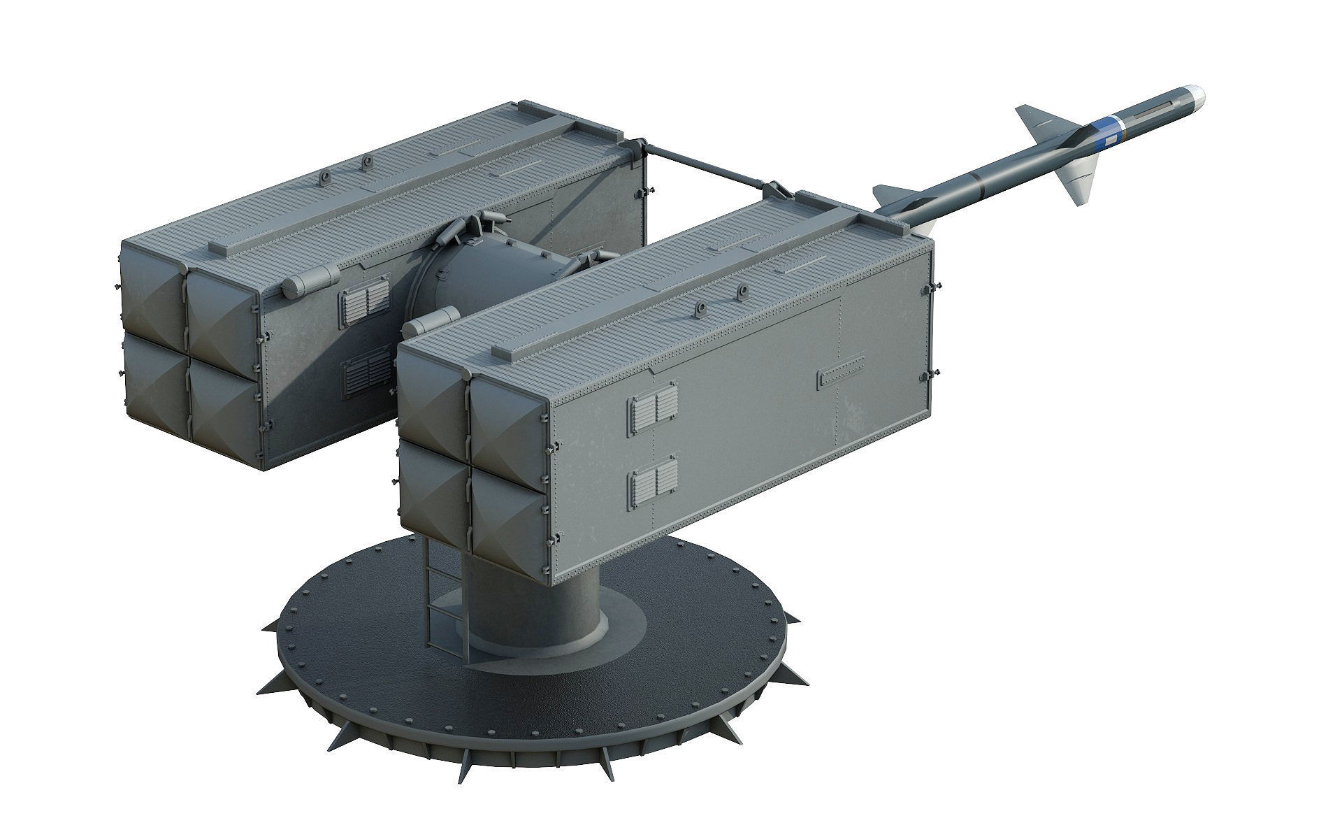 RIM-7 Sea Sparrow 3D model_1