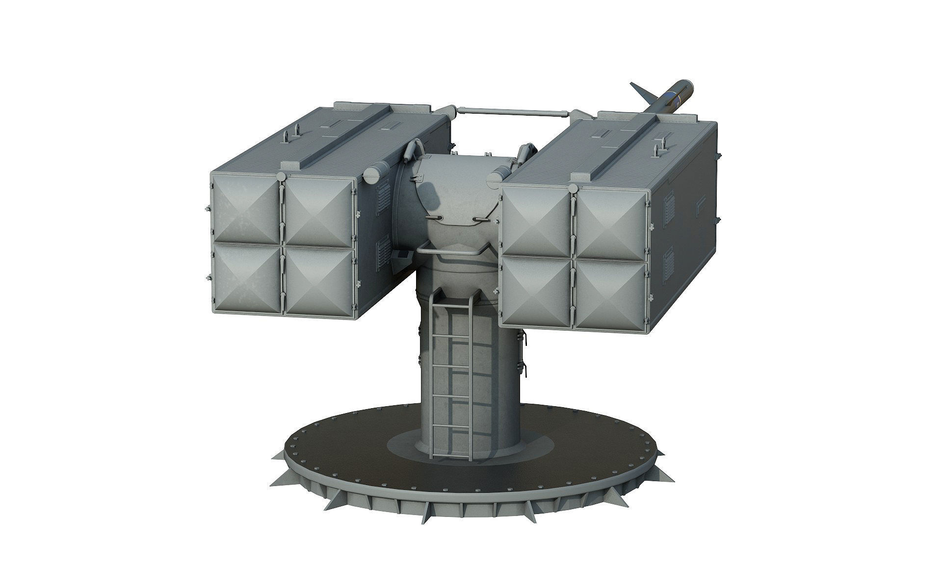 RIM-7 Sea Sparrow 3D model_2