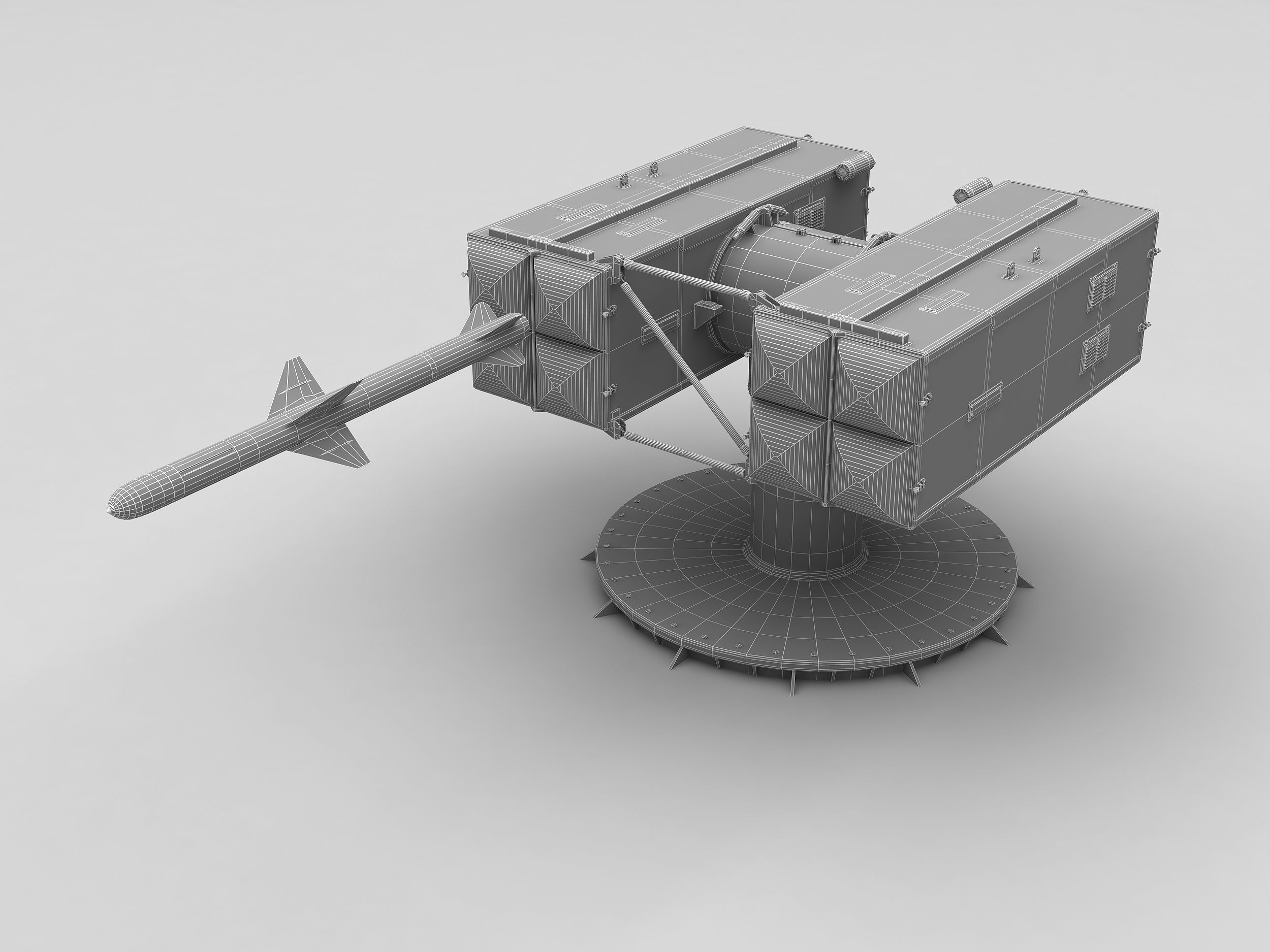 RIM-7 Sea Sparrow 3D model_9