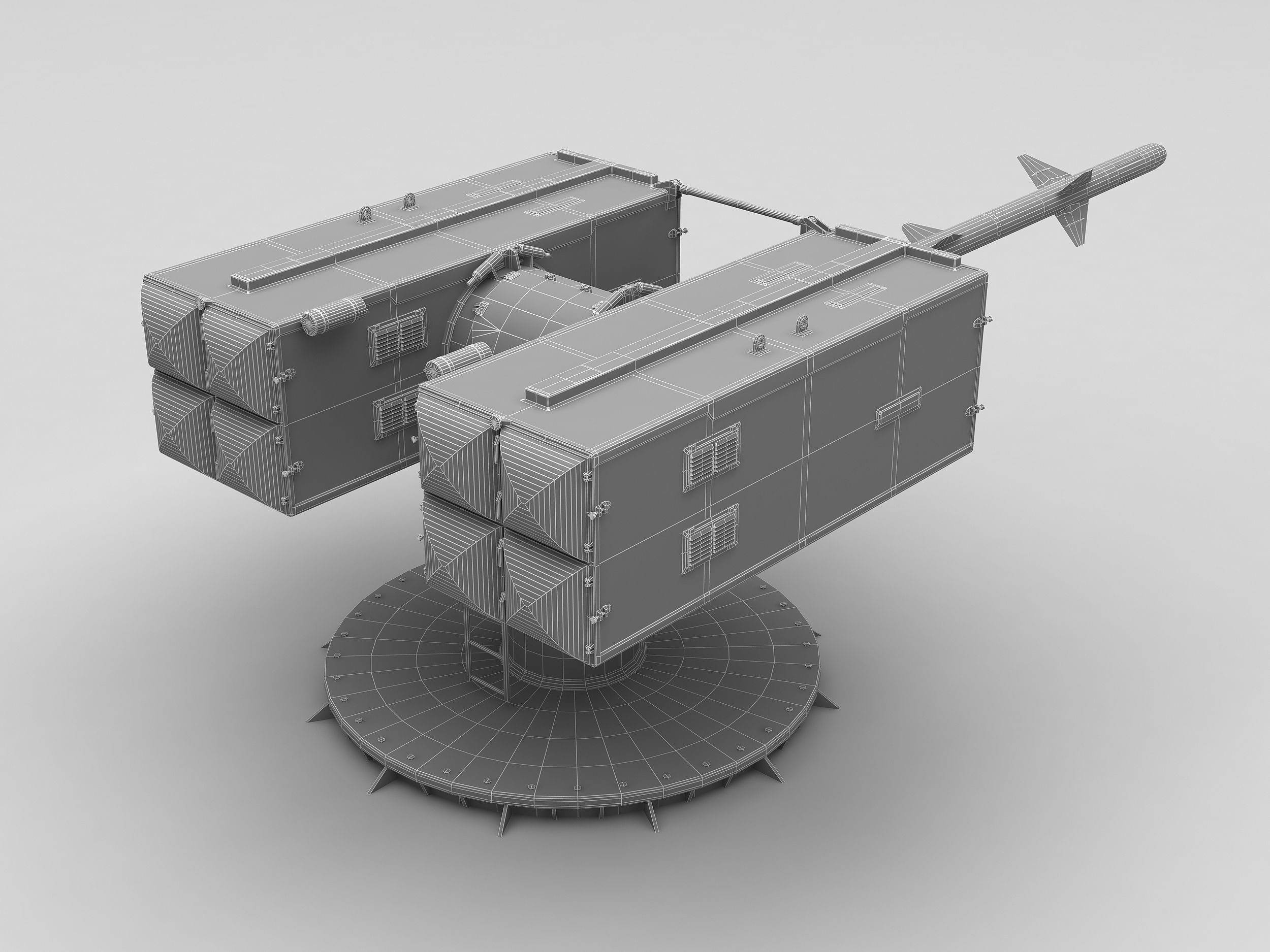 RIM-7 Sea Sparrow 3D model_8