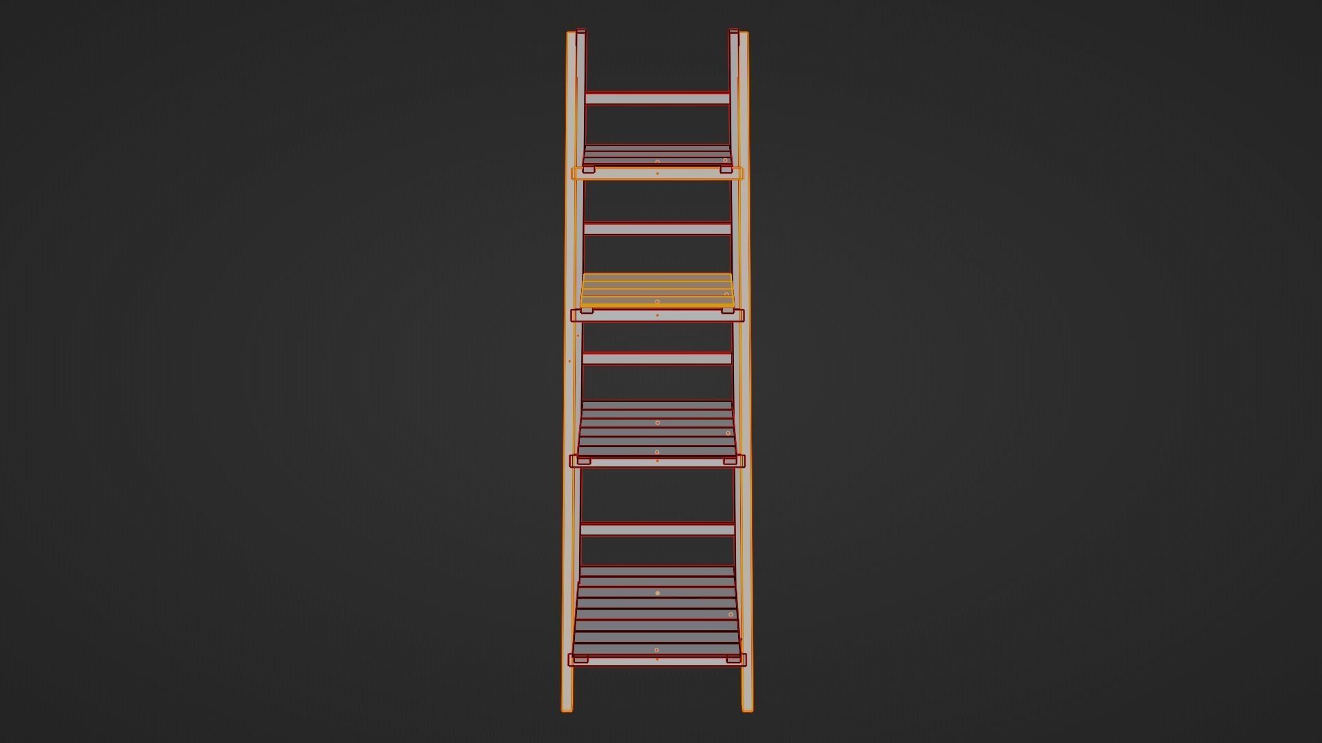 Pallet Shelf 3D model_7