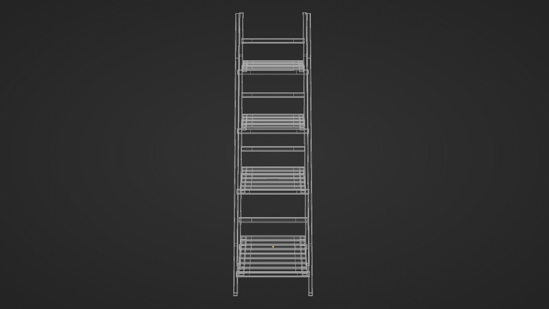 Pallet Shelf 3D model_6