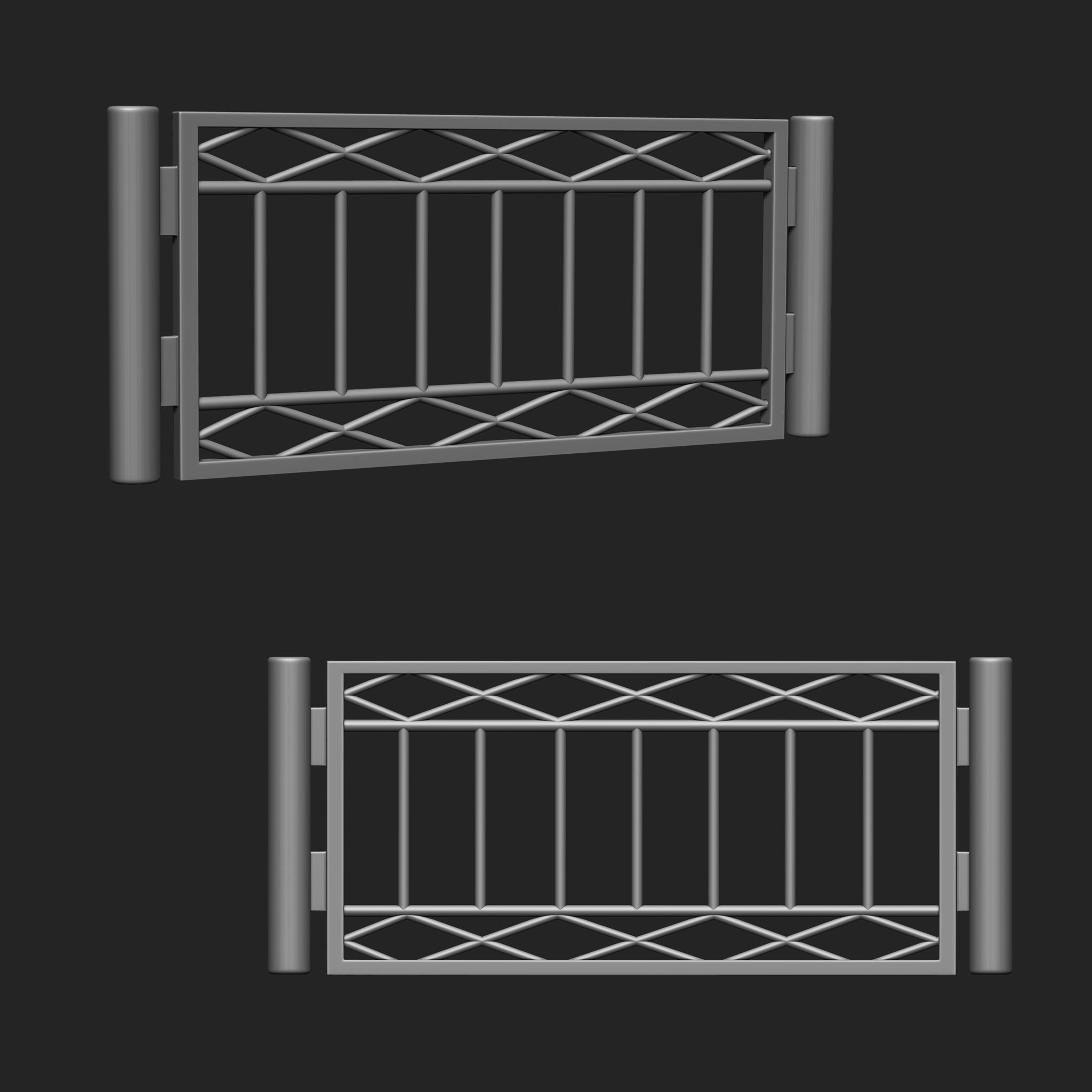 Railing IMM Brush Pack 15 in One 3D model_14