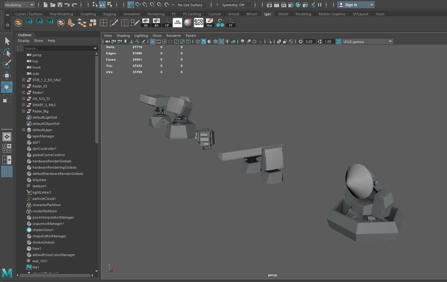 NAVAL SENSORS AND RADARS 3D model_29