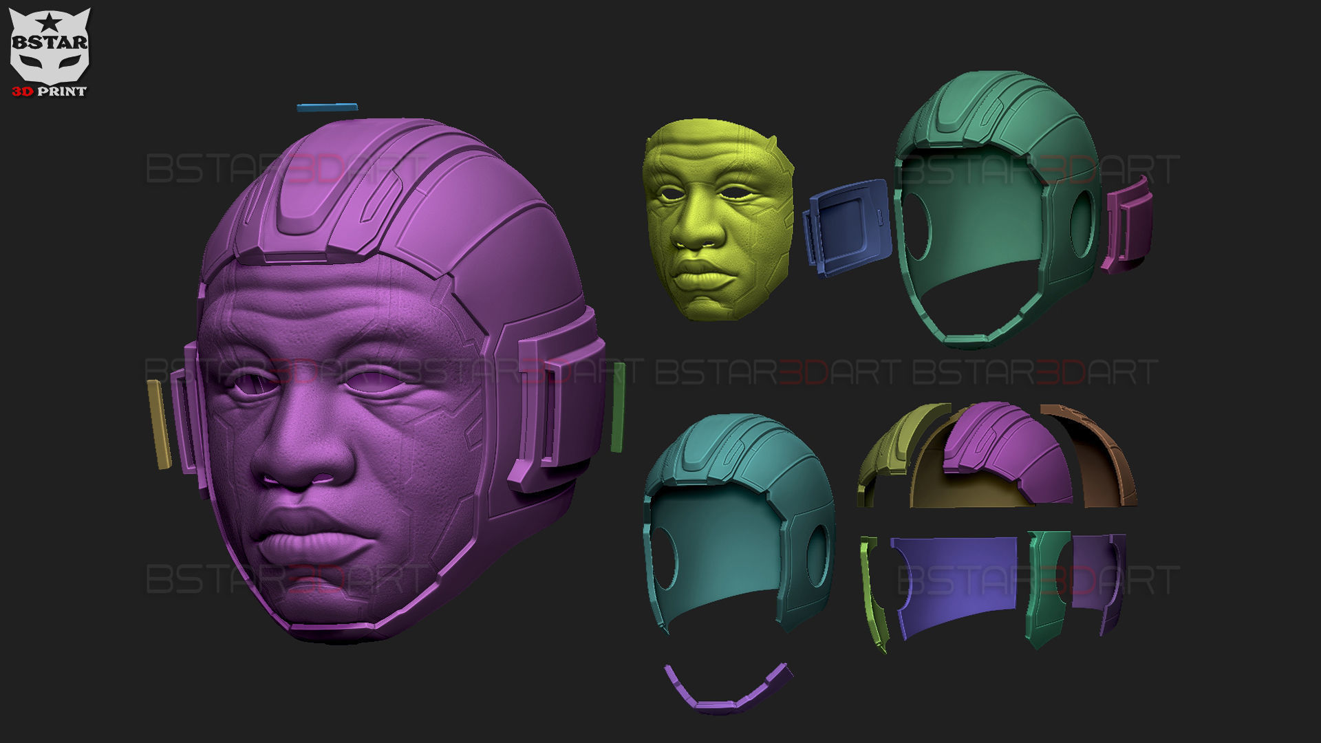 KANG The Conqueror Helmet - MARVEL COMICS 2023 3D print model_20