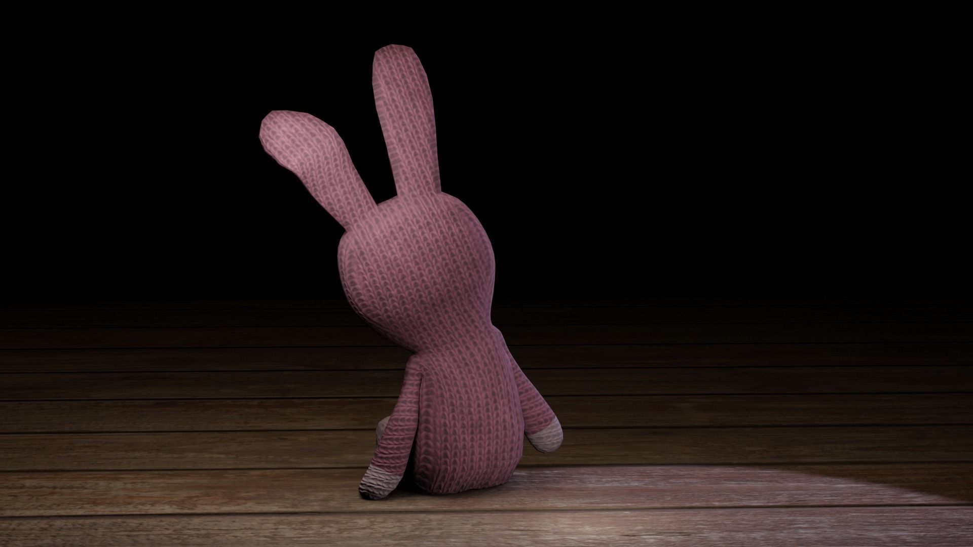 Rabbit bunny Low-poly 3D model_46
