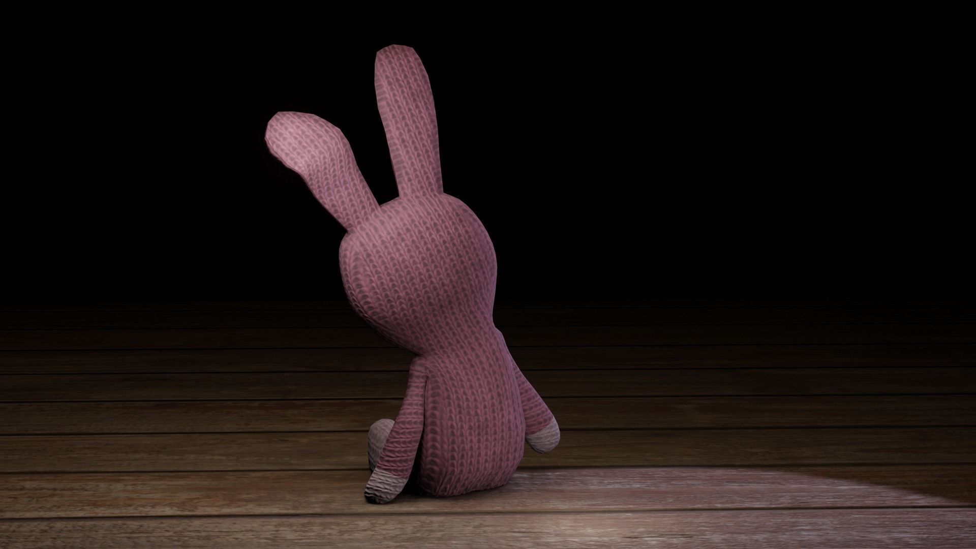 Rabbit bunny Low-poly 3D model_62