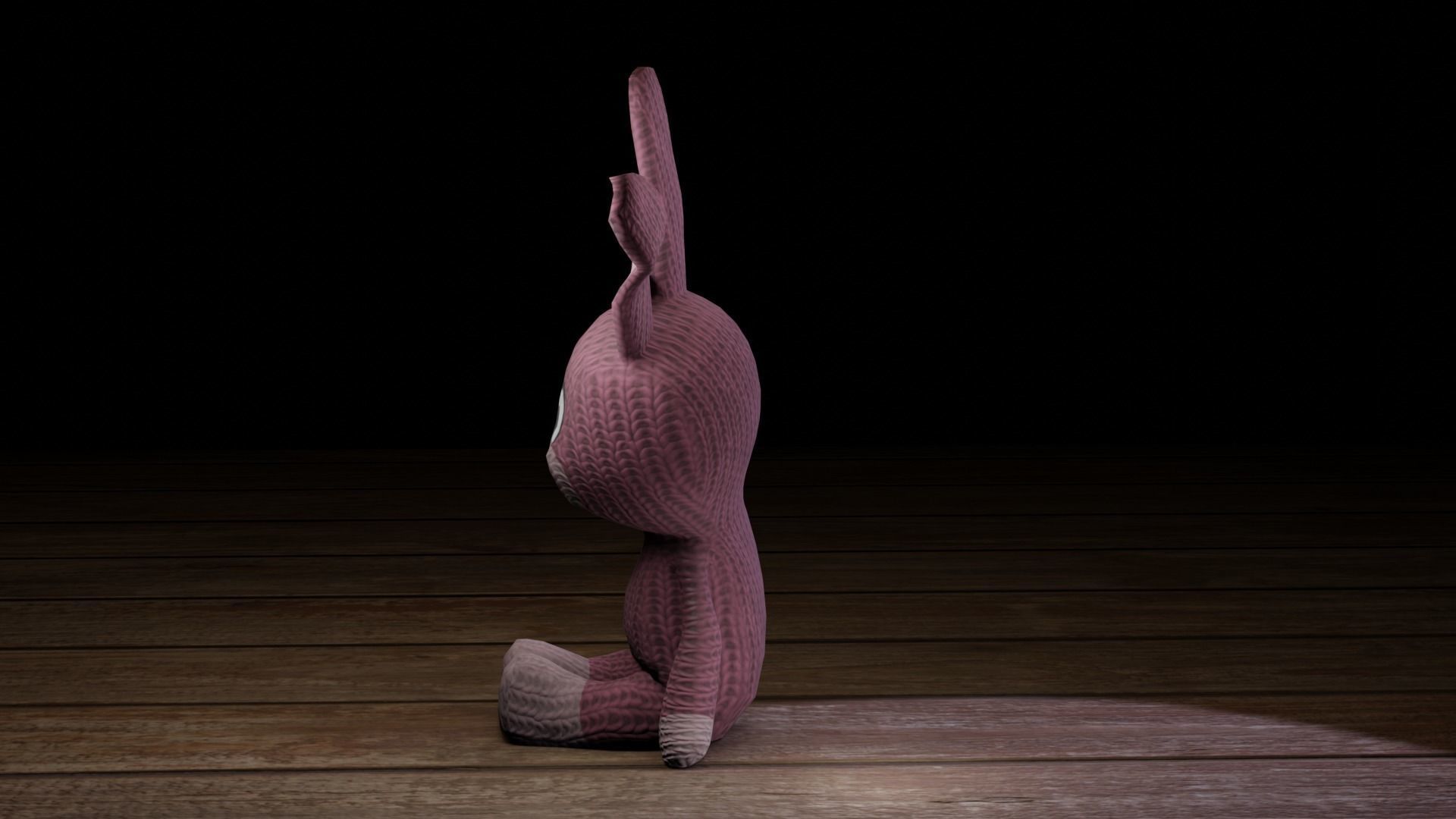 Rabbit bunny Low-poly 3D model_45