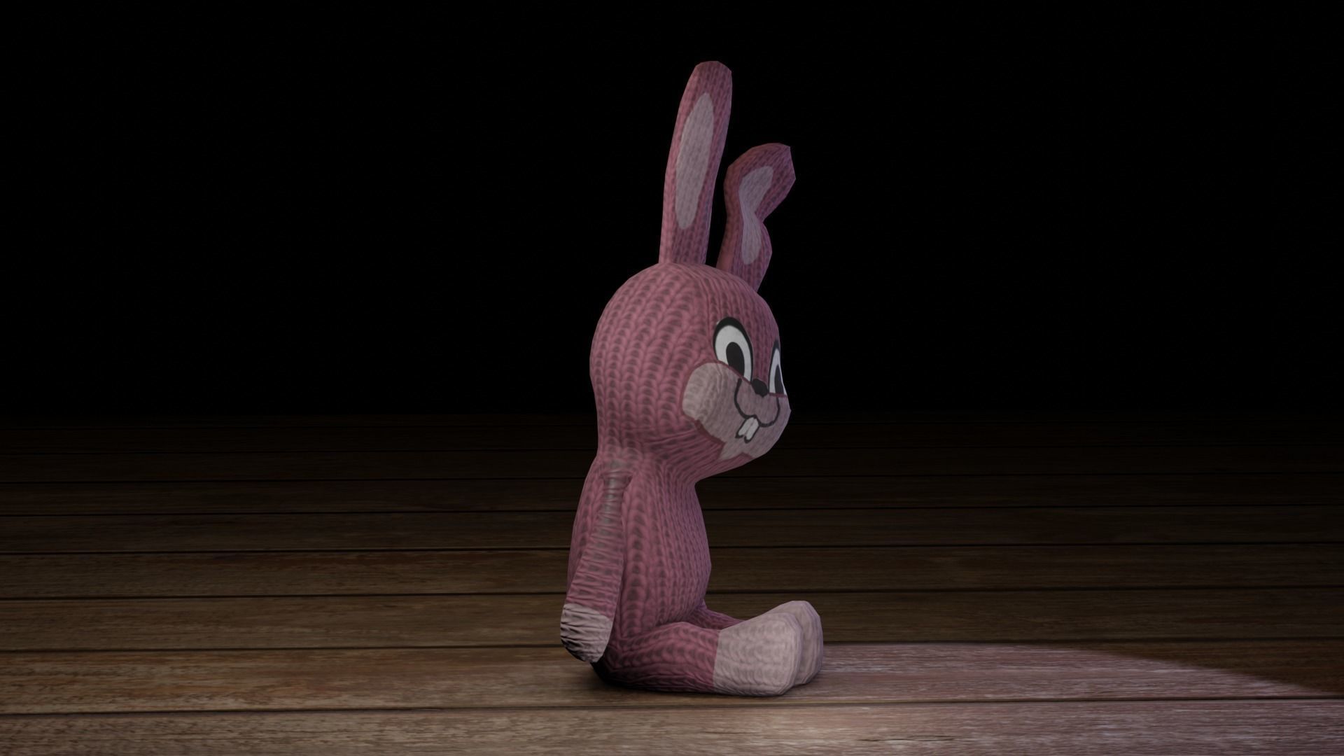 Rabbit bunny Low-poly 3D model_58