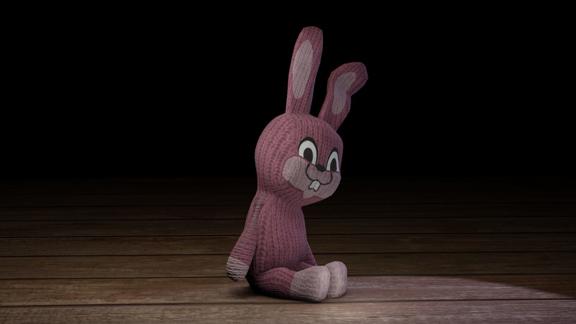 Rabbit bunny Low-poly 3D model_66