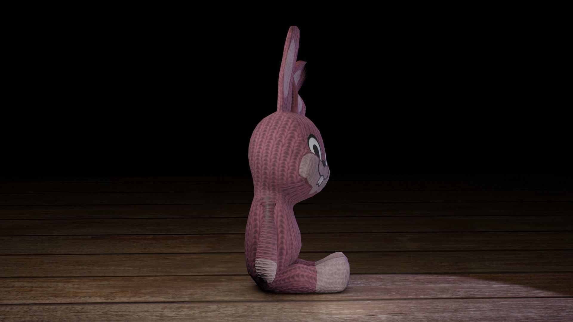 Rabbit bunny Low-poly 3D model_57