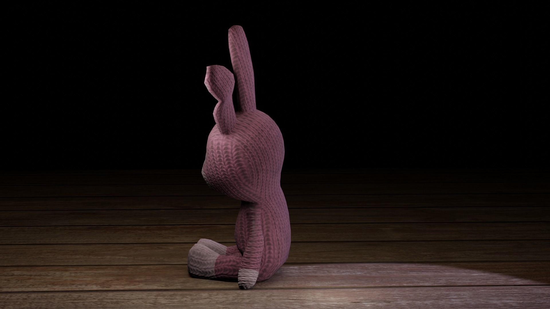 Rabbit bunny Low-poly 3D model_48